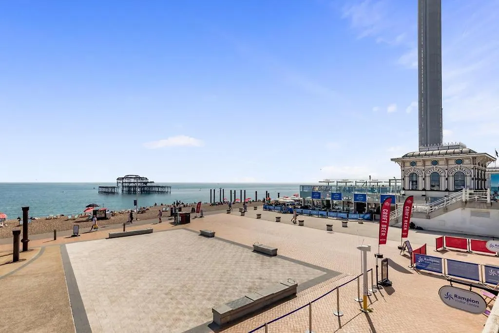 Seafront Sanctuary Beautiful Art Deco Apartment With Stunning City & Sea Views Brighton 0*,